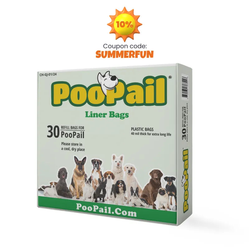 PooPail Liner Bags - Plastic