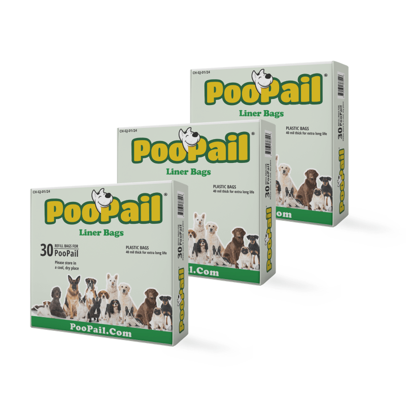 PooPail Liner Bags - Plastic