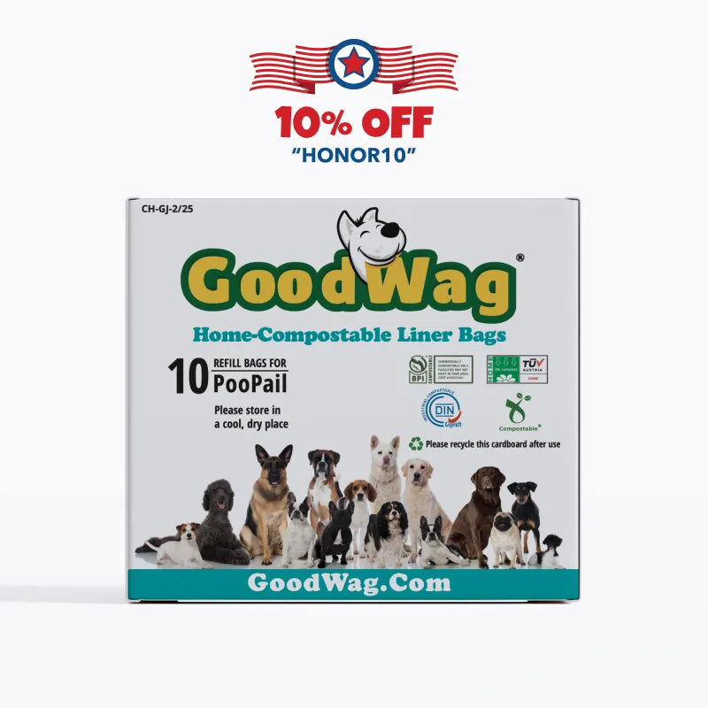 PooPail Liner Bags - 10 pack