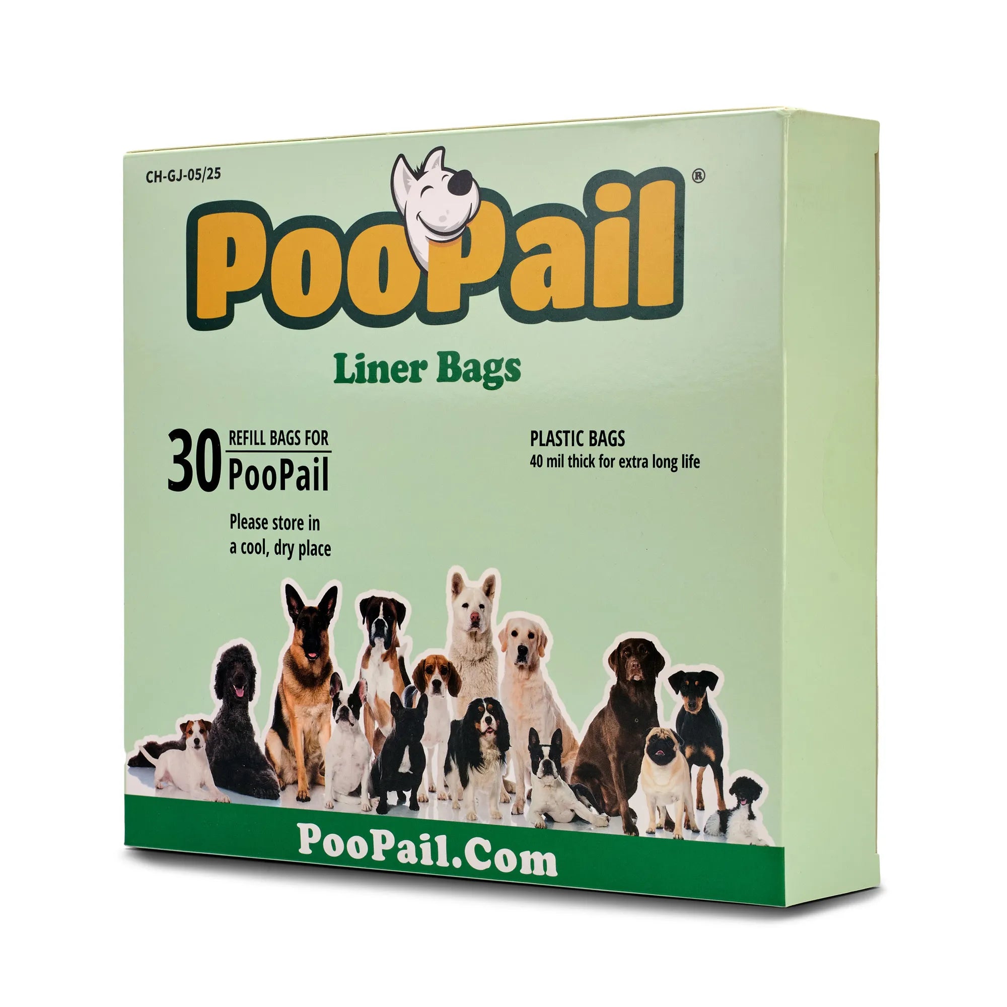 PooPail Liner Bags - Plastic