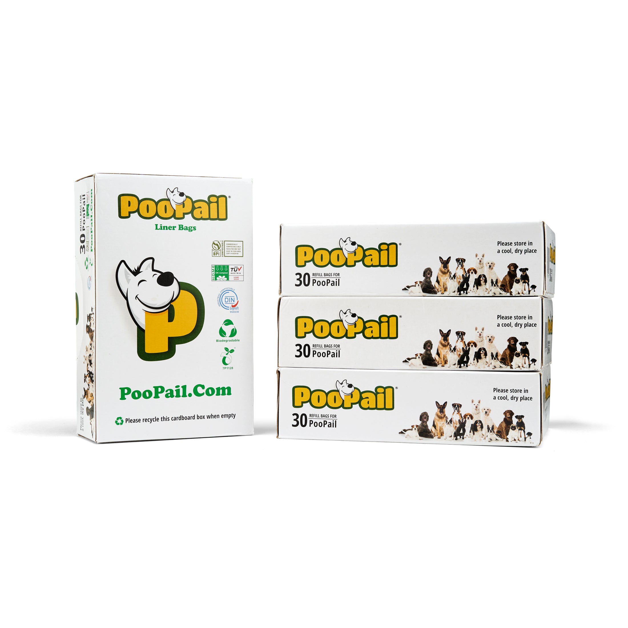 PooPail Liner Bags 4-pack